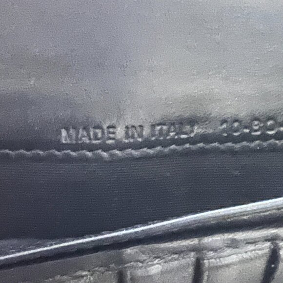 $1495 Authentic DIOR by CHRISTIAN DIOR Made in ITALY Unisex Black Leather Wallet - Picture 2 of 12